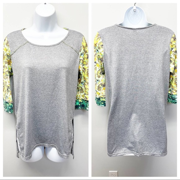 Maaji Tops - Maaji Activewear Top Long Sleeve Gray Size Large